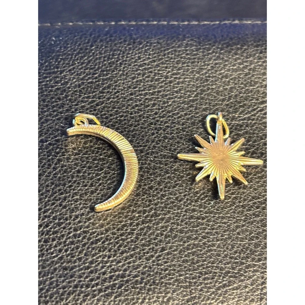 Vintage Collection Celestial Moon & Starburst Charms Pendants